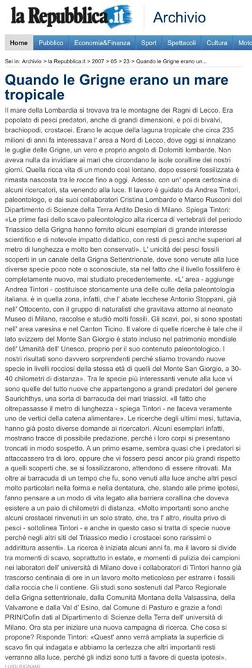 articolo Repubblica